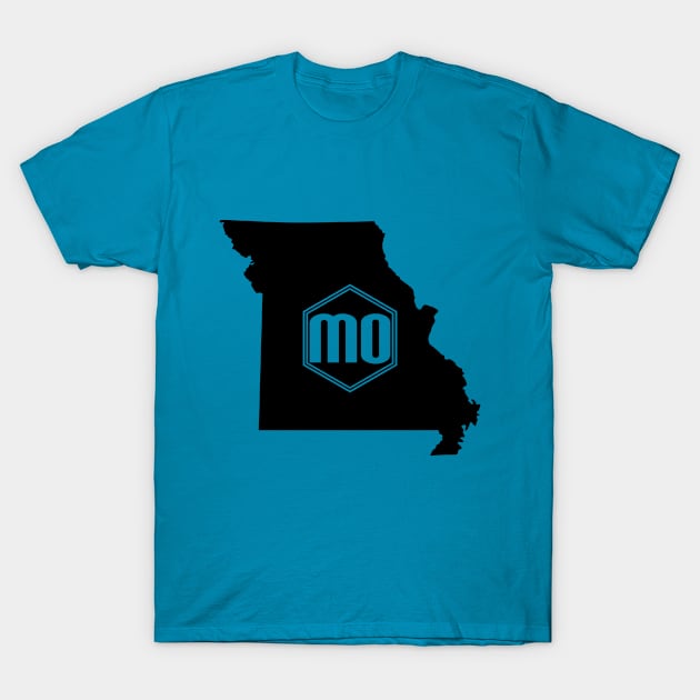 Missouri Homer (Black) T-Shirt by caknuck